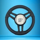 Molinara Marine Steering Wheel Black Brushed Aluminum Spokes Atx New. Price: $122.99.
