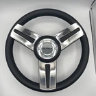 Gussi Italia Marine Steering Wheel Stainless Steel Spokes Soft Touch Rim Supra New. Price: $100.00.