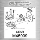 M45939 Gear Fits John Deere (surplus Open Box) New. Price: $64.10.