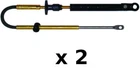 2 Pack 15 Ft Control Cables Fits Johnson, Evinrude, Omc, Brp, E-tec, Ficht New. Price: $127.51.