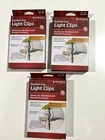 Simple Living 60 Suction Cup Light Clips - 3X20, New Christmas Decor. Price: $9.39.