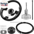 Boats Steering System, 17FT Cable Outboard Kit 3/4" Standard Tapered Sh New. Price: $275.28.