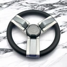 Gussi Italia Marine Steering Wheel Multi Color Gray Aluminum Tige Used. Price: $203.83.