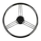 Marine City 13.5" Stainless Steel 9 Spoke Steering Wheel 15 Dish For Boats New. Price: $39.98.