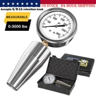 0-3000PSI Spindle Drawbar Force Gauge Checker Tool All Bt CAT40-DF New. Price: $438.99.