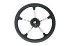 Uflex 5-SPOKE 13.8 Boat Steering Wheel Stainless Steel, V70B New. Price: $147.60.