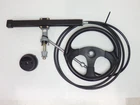 Seastar Teleflex Rack Steering System W/ SSC13414 Cable Ft + 13.5" Wheel Used. Price: $159.00.