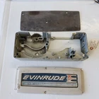 206699 Evinrude Johnson Control Housing Electric Shift 1971 100HP Used. Price: $30.00.