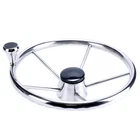 Amarine Made Destroyer Style Stainless Boat Steering Wheel New. Price: $89.98.